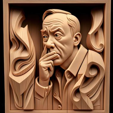 3D model Chatterbox Suspicious personsKevin Spacey (STL)